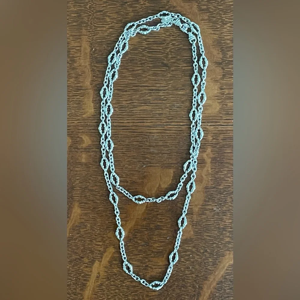 Scott Kay Bolo Link Sterling Silver Necklace - Picture 1 of 13